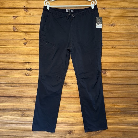 Mountain Hardwear Other - Mountain Hardwear AP Scrambler Pants Men 36x32 Black Hiking Pants Stretch OM0326